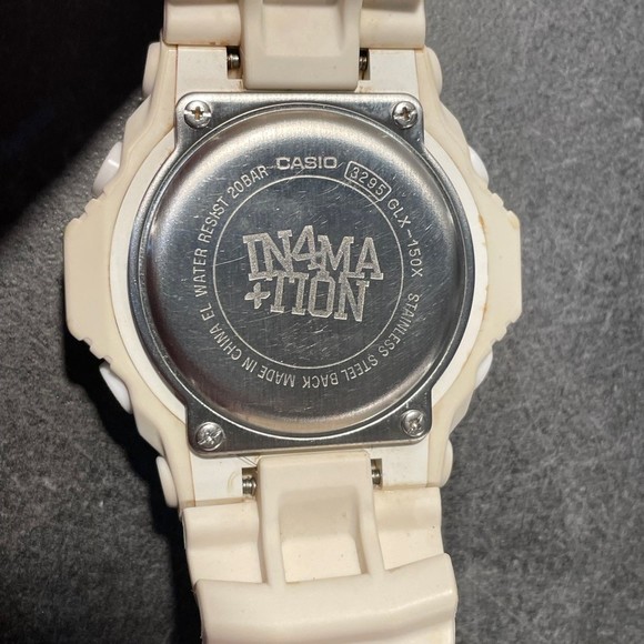 Rare Limited White G-Shock G -Lide IN4MATION COLLAB Model GLX-150X - Picture 7 of 8